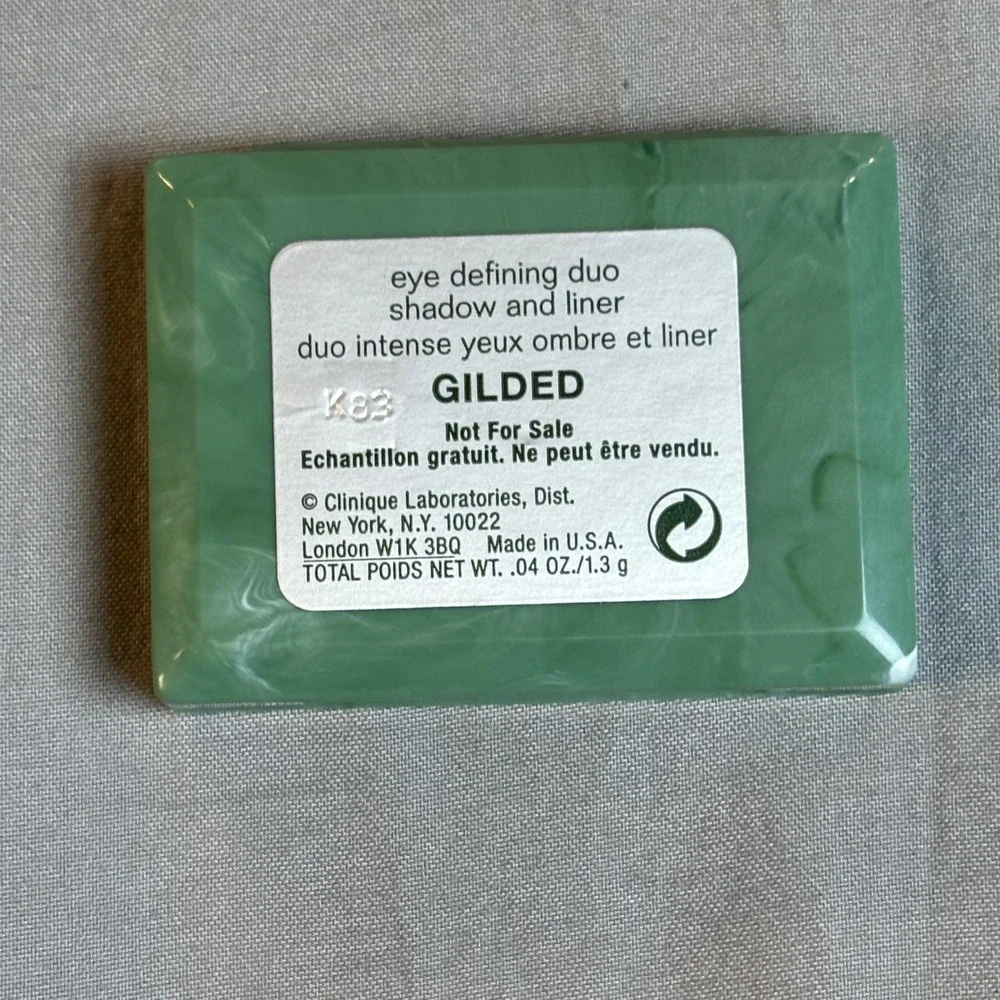 Clinique Eye Defining Duo Shadow and Liner Gilded Travel Compact K83